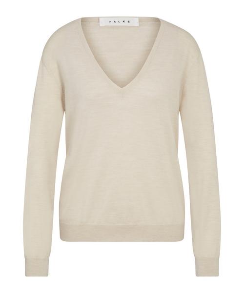 Falke V-Neck New Merino Strickpullover Damen