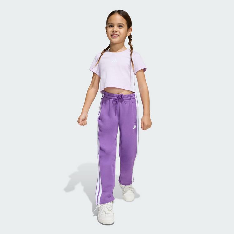 adidas adidas ESSENTIALS SET T-SHIRT HOSE Trainingsanzug Kinder - Ice Lavender / White - 0 | SportScheck
