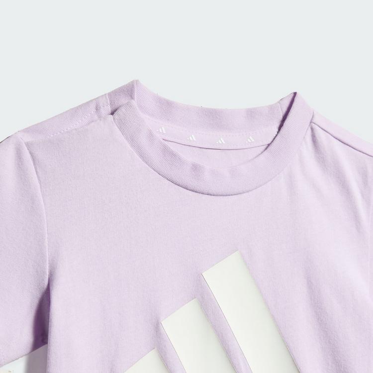 adidas adidas Essentials T-Shirt Set. Trainingsanzug Kinder - Ice Lavender / White - 1 | SportScheck