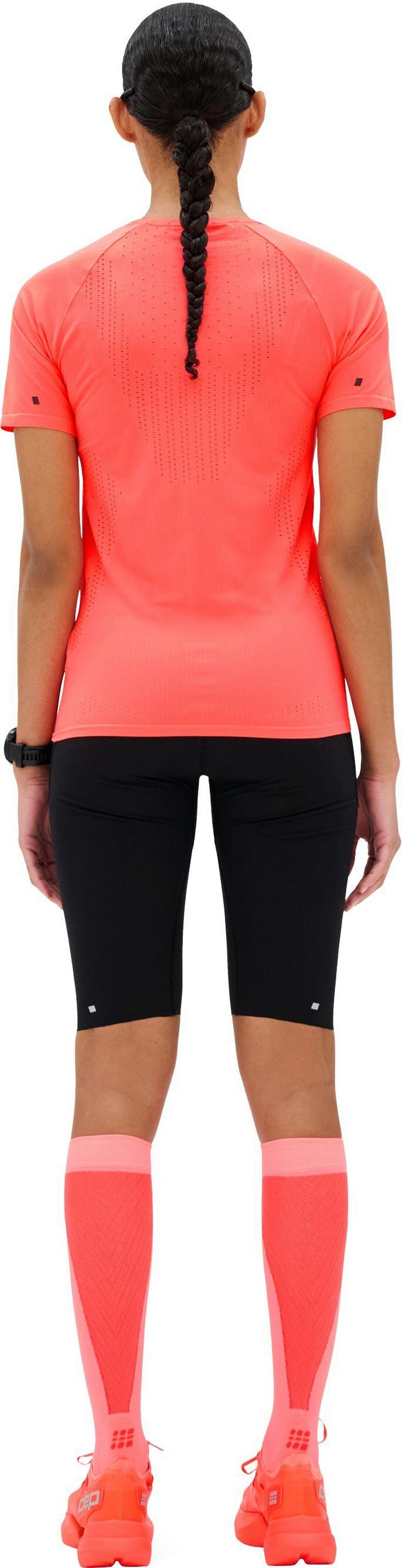 CEP CEP Run Shirt Short Funktionsshirt Damen - neon coral - 0 | SportScheck