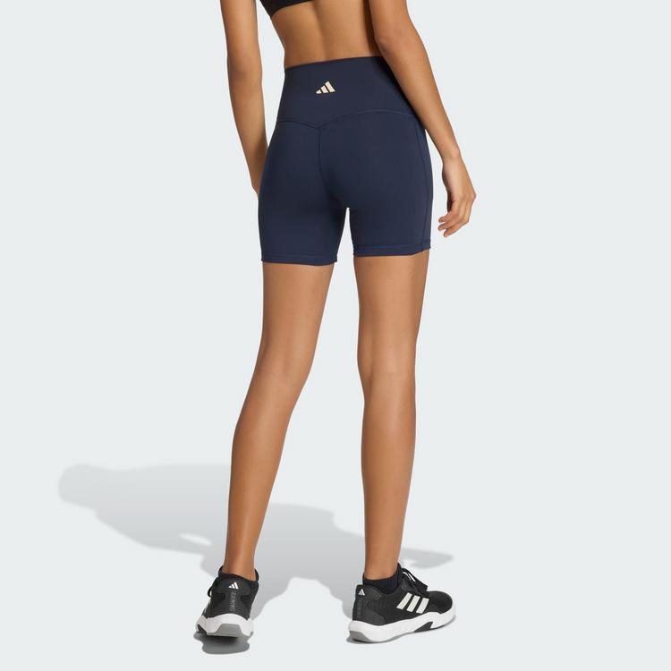 adidas adidas 3-Streifen Studio All Me Booty Tights Damen - Legend Ink - 1 | SportScheck