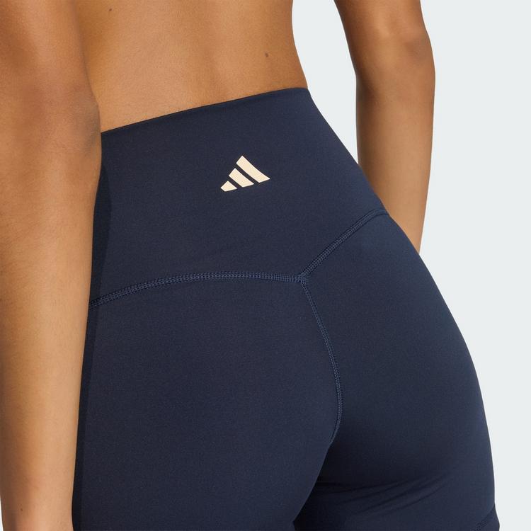 adidas adidas 3-Streifen Studio All Me Booty Tights Damen - Legend Ink - 1 | SportScheck