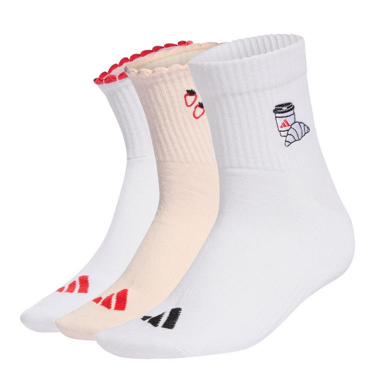 adidas adidas Graphic Socken 3er-Pack Socken - Wonder Quartz / White / Pure Ruby - 0 | SportScheck
