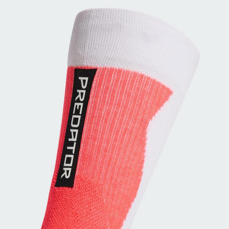 adidas adidas Adidas Predator Fu&szlig;ball Crew Socken - White / Lucid Red / Black - 0 | SportScheck