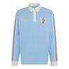 adidas Frankreich Rugby 120 Years Crunch Pololangarmshirt Herren - Clear Sky