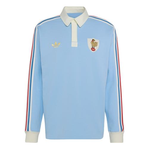 adidas Frankreich Rugby 120 Years Crunch Pololangarmshirt Herren