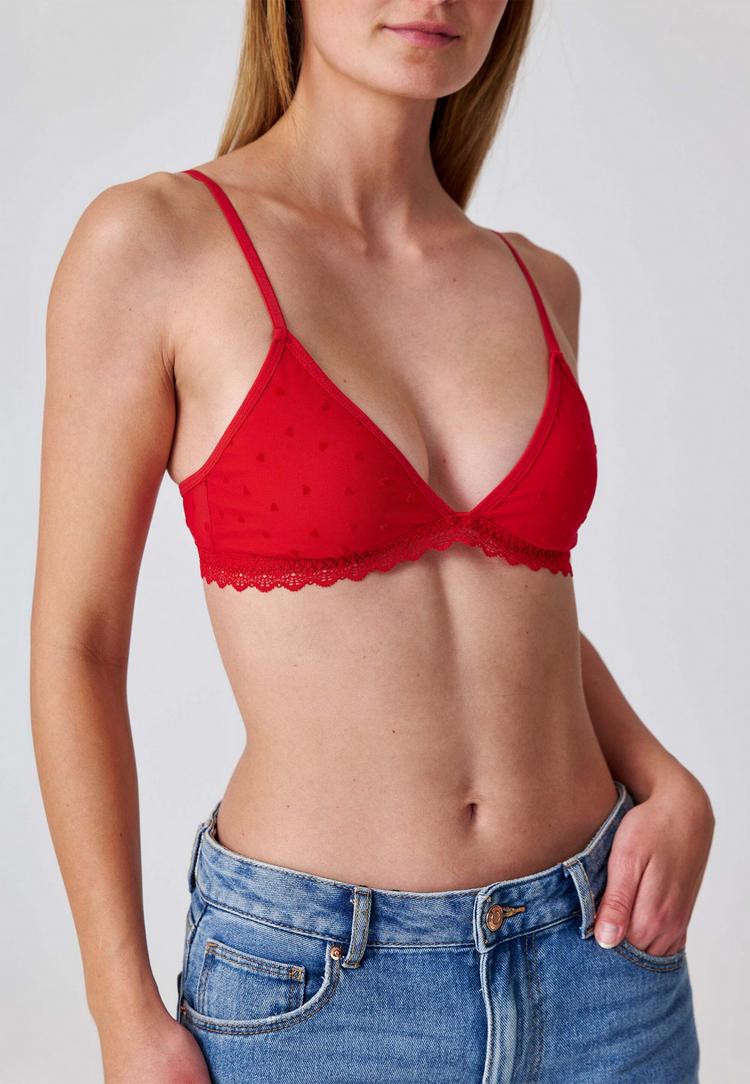 Snocks Snocks Triangel BH BH Damen - Kirschrot - 1 | SportScheck