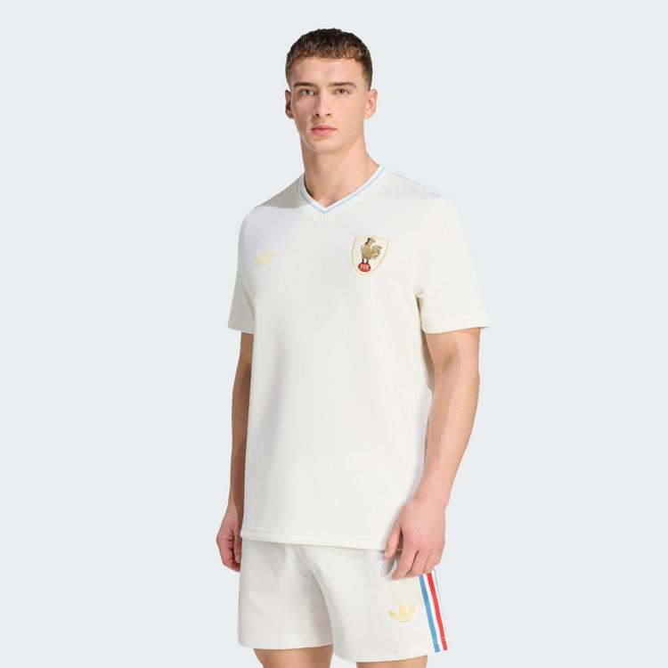adidas adidas Frankreich Rugby 120 Years Crunch Funktionsshirt Herren - Off White - 0 | SportScheck