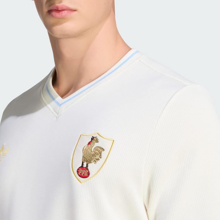 adidas adidas Frankreich Rugby 120 Years Crunch Funktionsshirt Herren - Off White - 1 | SportScheck