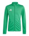 adidas Entrada 26 Trainingsjacke Kids Dunkel Trainingsjacke Kinder - gruenweiss