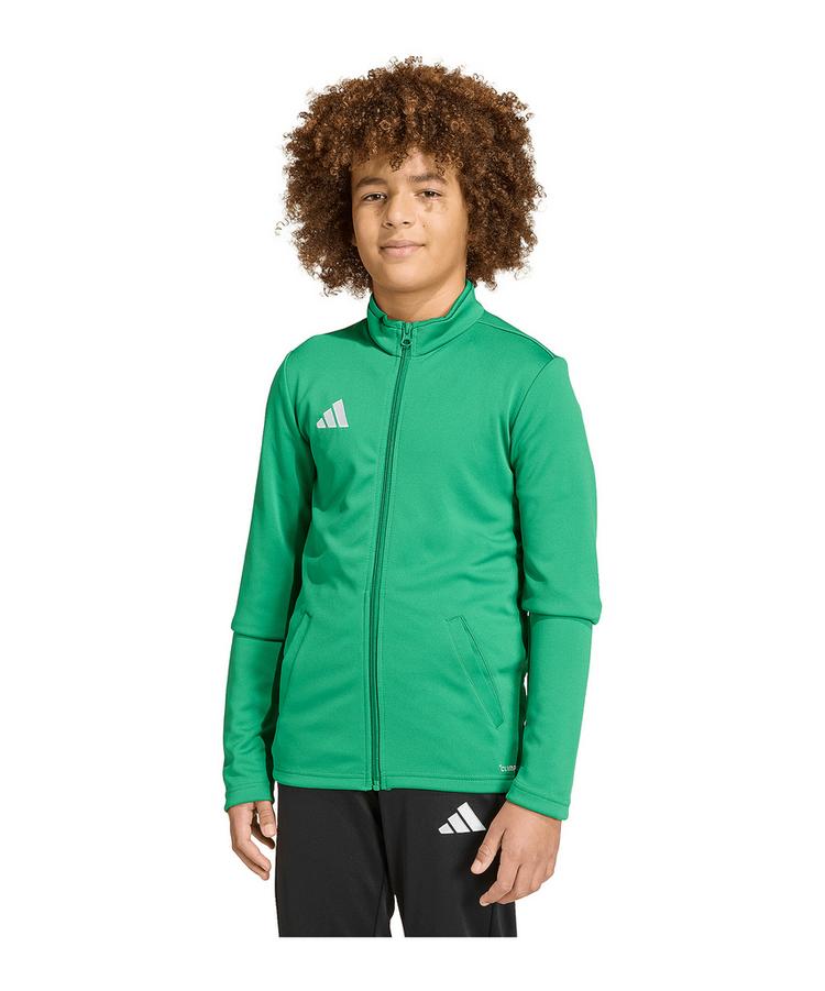 adidas adidas Entrada 26 Trainingsjacke Kids Dunkel Trainingsjacke Kinder - gruenweiss - 0 | SportScheck