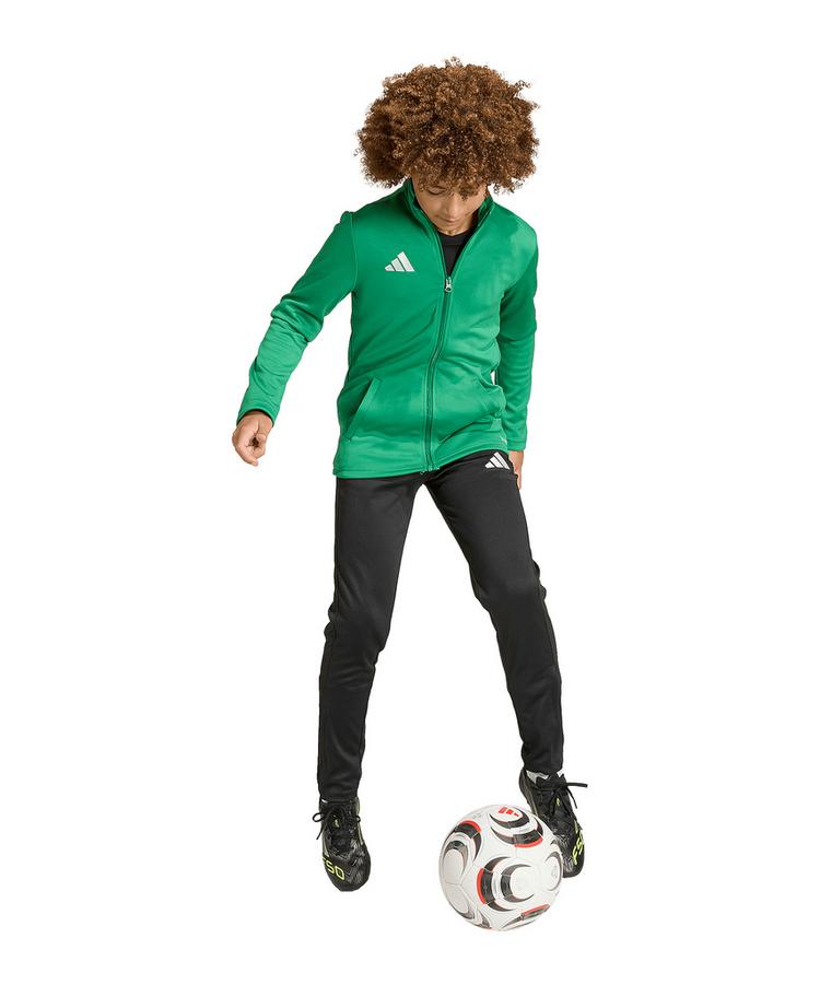 adidas adidas Entrada 26 Trainingsjacke Kids Dunkel Trainingsjacke Kinder - gruenweiss - 1 | SportScheck