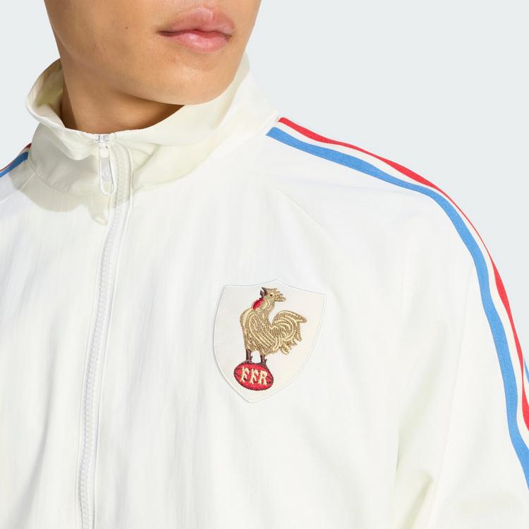 adidas adidas Frankreich Rugby 120 Years Crunch Trainingsanzug Herren - Off White - 0 | SportScheck