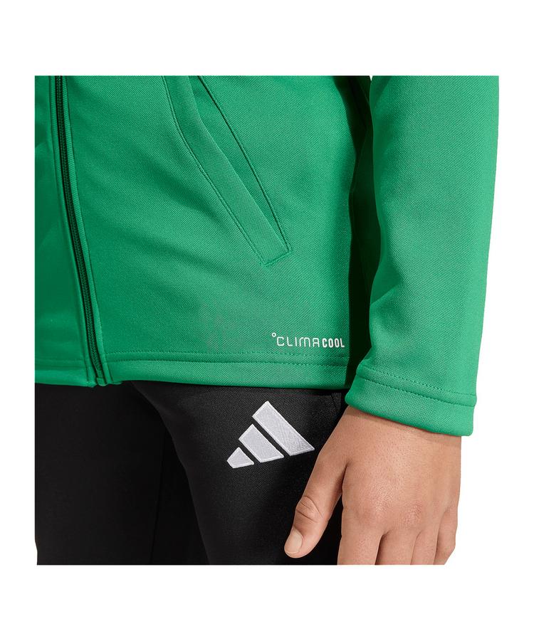 adidas adidas Entrada 26 Trainingsjacke Kids Dunkel Trainingsjacke Kinder - gruenweiss - 3 | SportScheck
