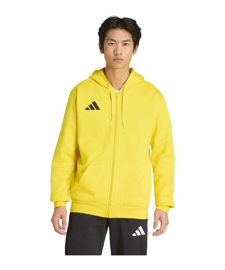 adidas adidas Entrada 26 Kapuzenjacke Trainingsjacke Herren - gelbschwarz - 0 | SportScheck