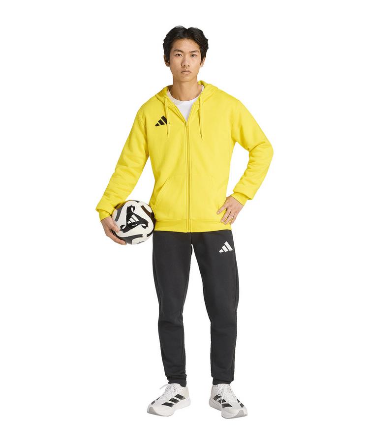 adidas adidas Entrada 26 Kapuzenjacke Trainingsjacke Herren - gelbschwarz - 1 | SportScheck