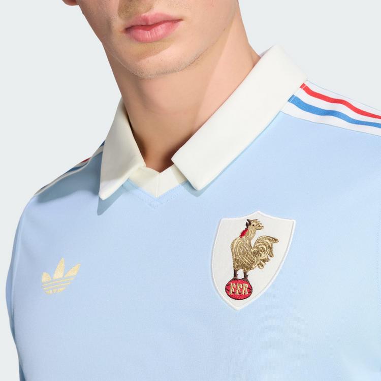 adidas adidas Frankreich Rugby 120Y Trikot Funktionsshirt Herren - Clear Sky - 1 | SportScheck