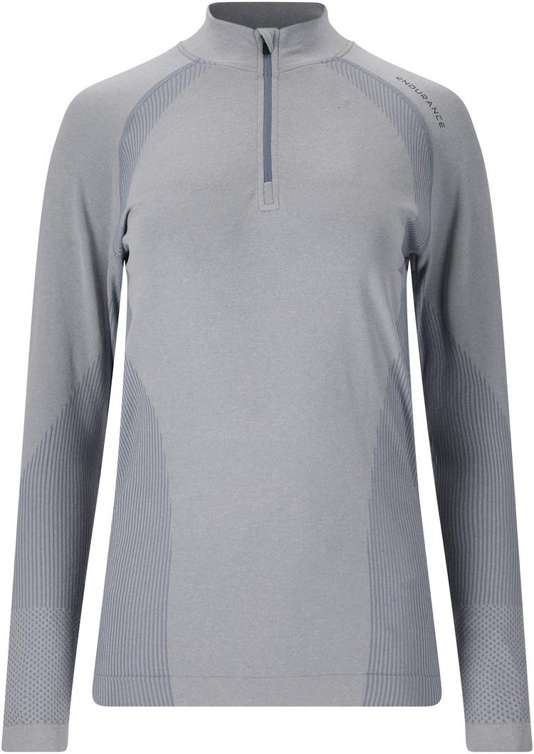 Endurance Endurance HALEN W Langarmshirt Damen - 2182 Flint Stone - 0 | SportScheck