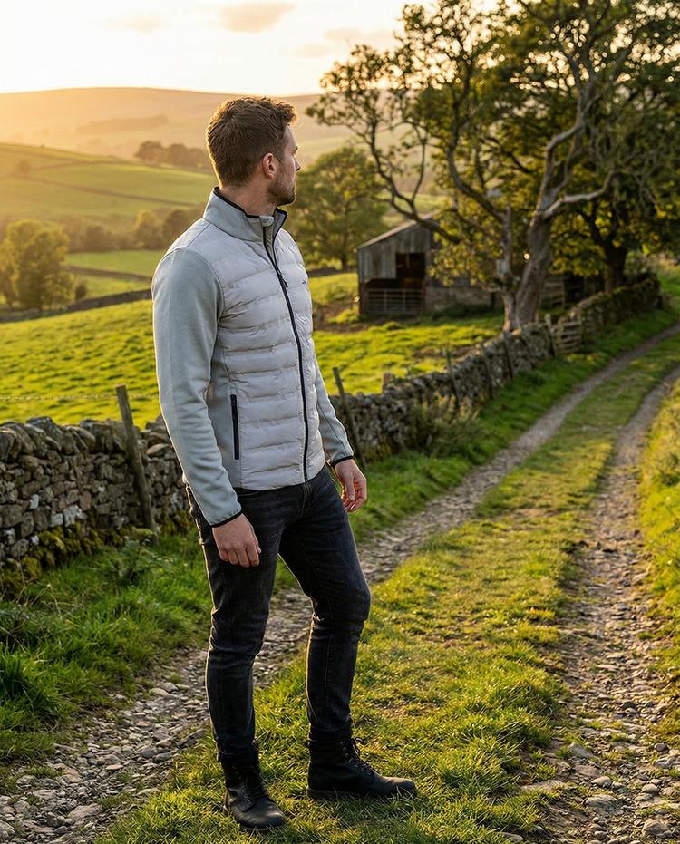 Jeff Green Jeff Green Hybridjacke Aage Jacke Herren - Ultimate Grey - 2 | SportScheck