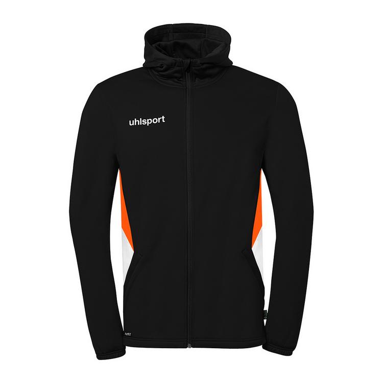 Uhlsport Uhlsport Equipe 29 Multi Hood Trainingsjacke - schwarz/wei&szlig;/fluo orange - 0 | SportScheck