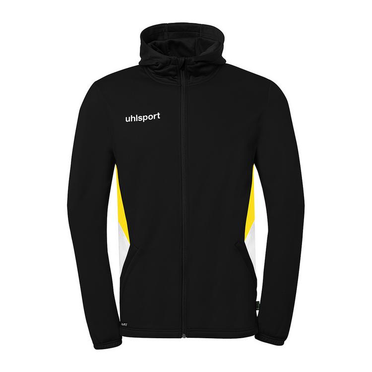Uhlsport Uhlsport Equipe 29 Multi Hood Trainingsjacke - schwarz/wei&szlig;/limonengelb - 0 | SportScheck