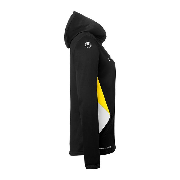 Uhlsport Uhlsport Equipe 29 Multi Hood Women Trainingsjacke Damen - schwarz/wei&szlig;/limonengelb - 1 | SportScheck