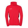 Uhlsport Equipe 29 Multi Hood Trainingsjacke - rot/wei&szlig;/schwarz