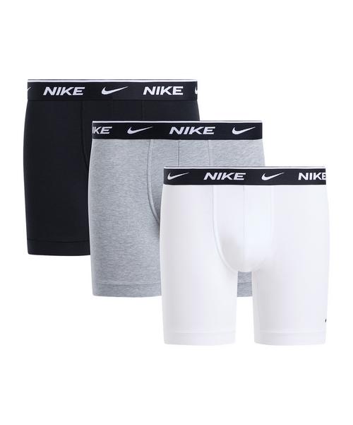 Nike Boxer Brief 3Pk Boxershort Wei&szlig; Unterhose Herren