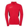 Uhlsport Equipe 29 Kids Funktionssweatshirt Kinder - rot/wei&szlig;/schwarz