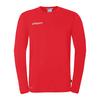 Uhlsport Essential Kids Langarmshirt Kinder - rot/wei&szlig;