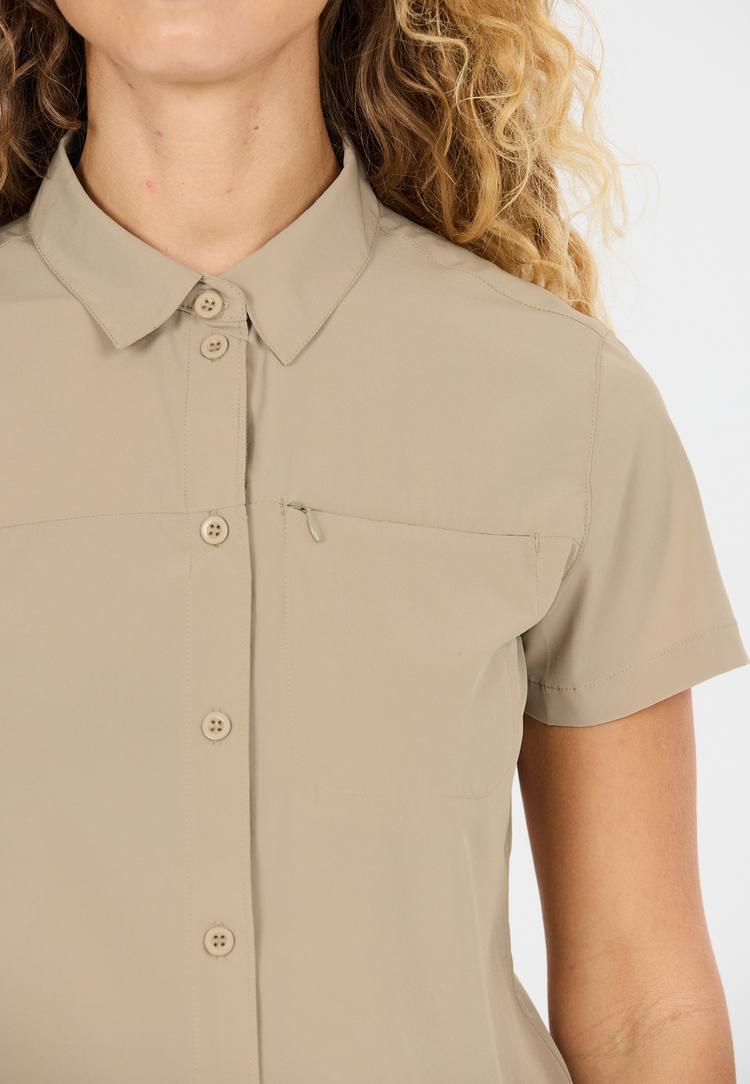 Whistler Whistler Jeromy Kurzarmbluse Damen - 5372 Weathered Teak - 0 | SportScheck