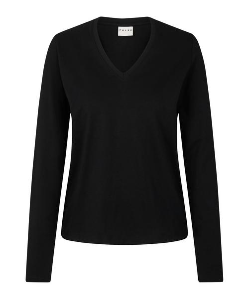 Falke Pima Jersey V-Neck LS T-Shirt Damen
