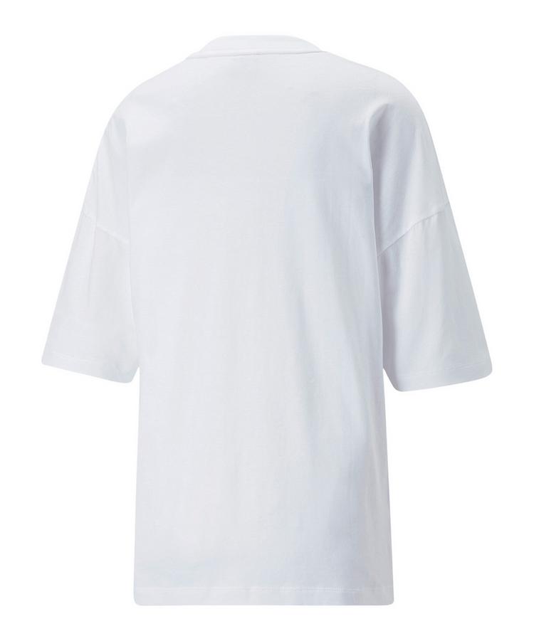 PUMA PUMA Classics Oversized T-Shirt Damen Wei&szlig; T-Shirt Damen - weiss - 0 | SportScheck