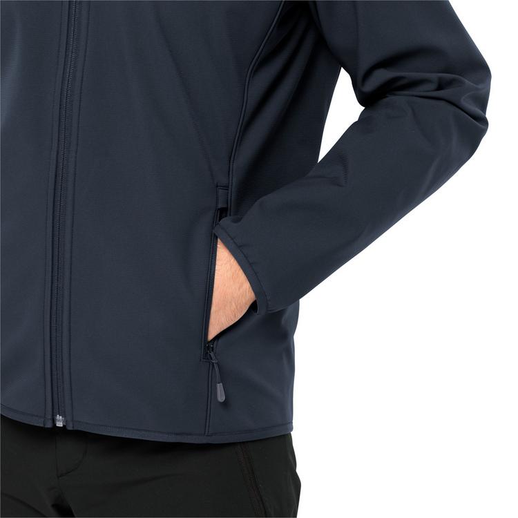 Jack Wolfskin Jack Wolfskin BORNBERG HOODY M Softshelljacke Herren - night blue - 3 | SportScheck