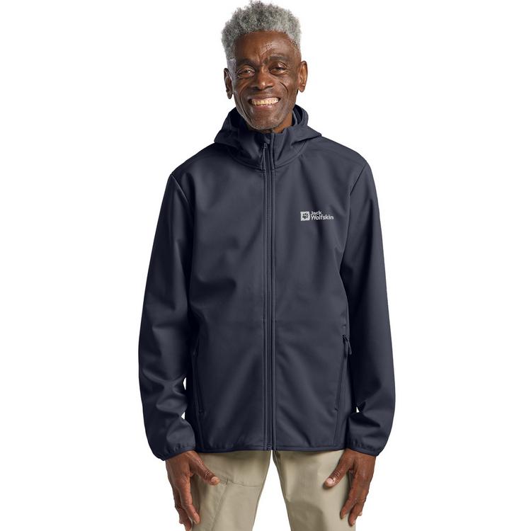 Jack Wolfskin Jack Wolfskin BORNBERG HOODY M Softshelljacke Herren - night blue - 4 | SportScheck