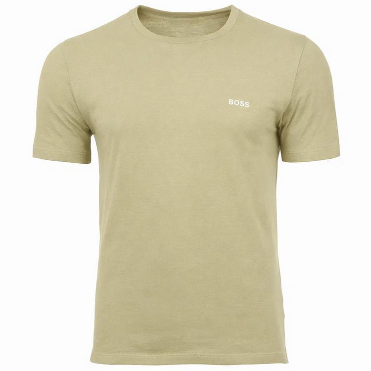 Boss Boss T-Shirt T-Shirt Herren - Oliv/Wei&szlig; - 0 | SportScheck