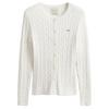 GANT Strickjacke Strickjacke Damen - Wei&szlig;