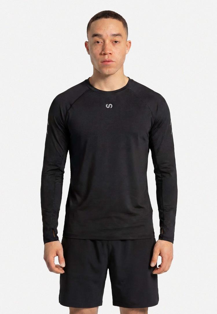 Snocks Snocks Laufshirt langarm Herren Funktionsshirt Herren - Schwarz - 0 | SportScheck