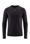 Snocks Laufshirt langarm Herren Funktionsshirt Herren - Schwarz