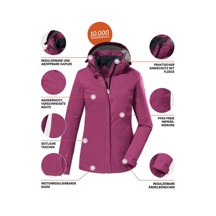 KILLTEC KILLTEC KOS 133 Softshelljacke Damen - Rose4025 - 4 | SportScheck