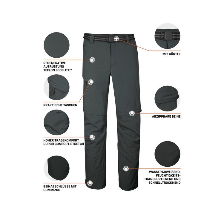 KILLTEC KILLTEC KOS 13 Trekkinghose Herren - Gr&uuml;n208 - 3 | SportScheck