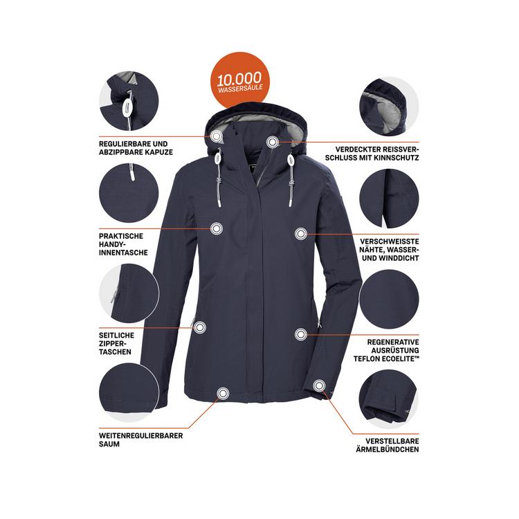 KILLTEC KILLTEC KOS 61 Softshelljacke Damen - Blau3023 - 3 | SportScheck