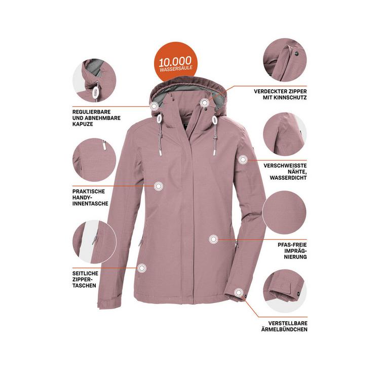 KILLTEC KILLTEC KOS 61 Softshelljacke Damen - Violett3930 - 3 | SportScheck