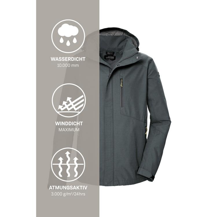 KILLTEC KILLTEC KOS 256 Funktionsjacke Herren - Gr&uuml;n208 - 4 | SportScheck