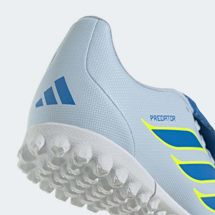 adidas adidas PREDATOR CLUB Fold-Over Tongue Turf Fu&szlig;ballschuhe Kinder - Crystal Sky / Ray Blue / Team Solar Yellow 2 - 6 | SportScheck