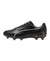 PUMA King Platinum FG/AG Wei&szlig; Fu&szlig;ballschuhe - schwarzschwarz