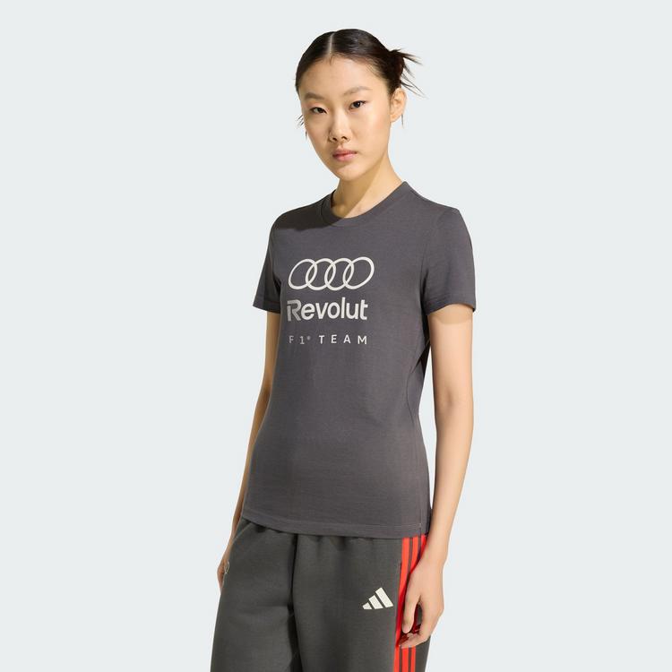 adidas adidas AUDI&nbsp;REVOLUT&nbsp;F1&nbsp;TEAM&nbsp;DNA&nbsp;GRAFIK&nbsp;T-SHIRT Funktionstop Damen - Utility Black - 0 | SportScheck