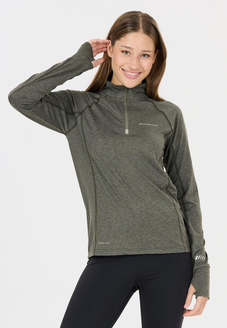 Endurance Endurance Canna Langarmshirt Damen - 1013 Gunmetal - 1 | SportScheck