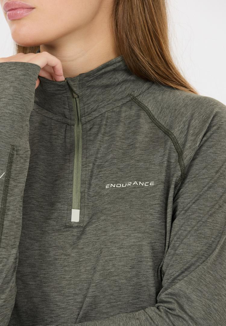 Endurance Endurance Canna Langarmshirt Damen - 1013 Gunmetal - 0 | SportScheck