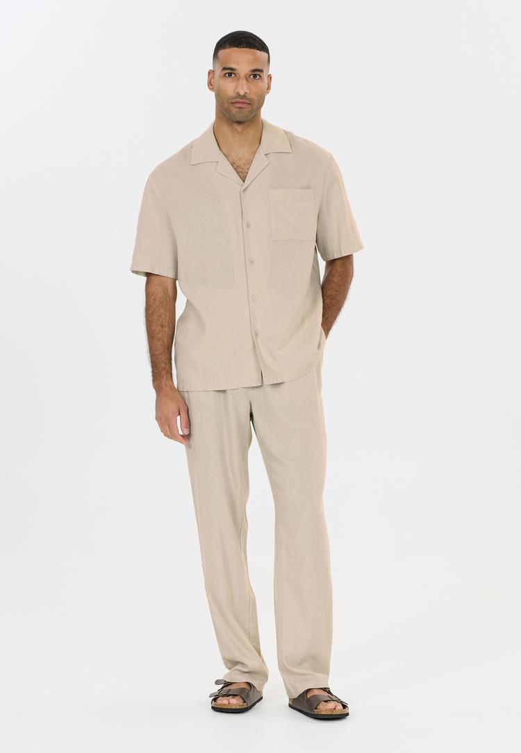 NOU NOU Dalan Kurzarmhemd Herren - 1308 Nou Sand - 0 | SportScheck